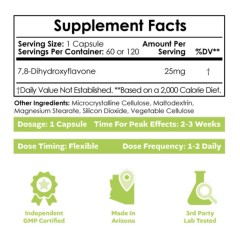 Nootropics Depot, 7,8 DHF, Dihydroxyflavone, 120 капсул
